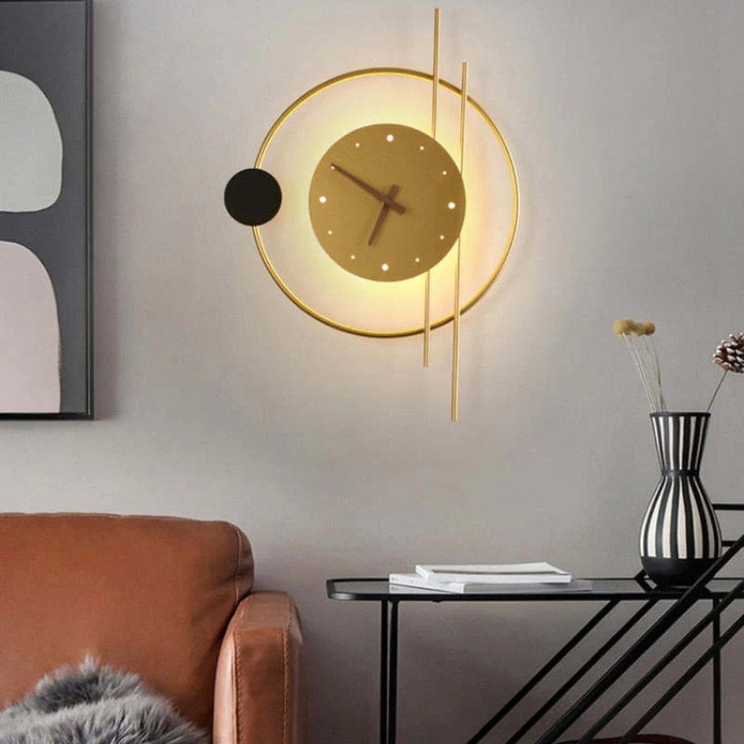 LED wandkloklamp