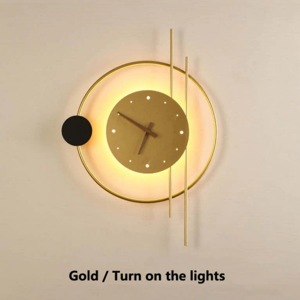 LED wandkloklamp