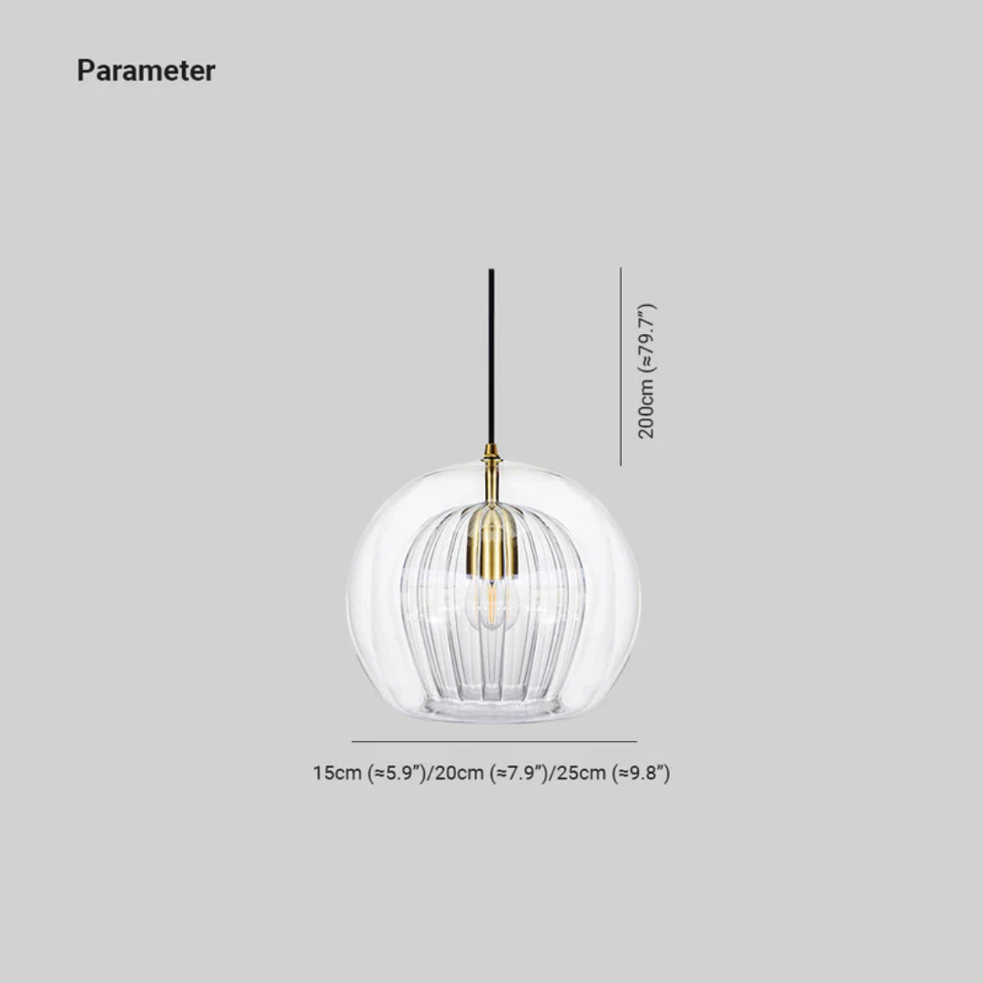 Bolvormige LED hanglamp — afbeelding 12