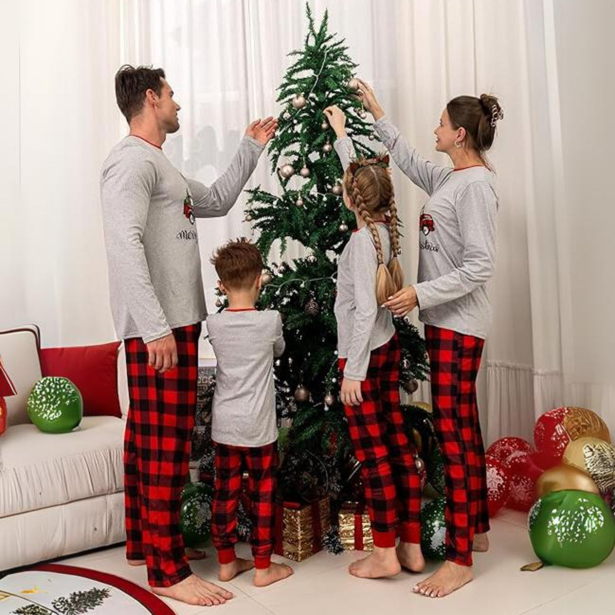 Familie kerstpyjama — afbeelding 1