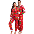 Koppel kerst matching onesie pyjama's