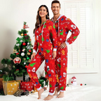 Koppel kerst matching onesie pyjama's
