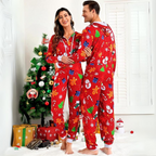 Koppel kerst matching onesie pyjama's