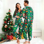 Koppel kerst matching onesie pyjama's