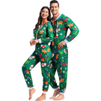 Koppel kerst matching onesie pyjama's