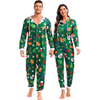 Koppel kerst matching onesie pyjama's