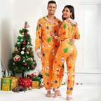 Koppel kerst matching onesie pyjama's