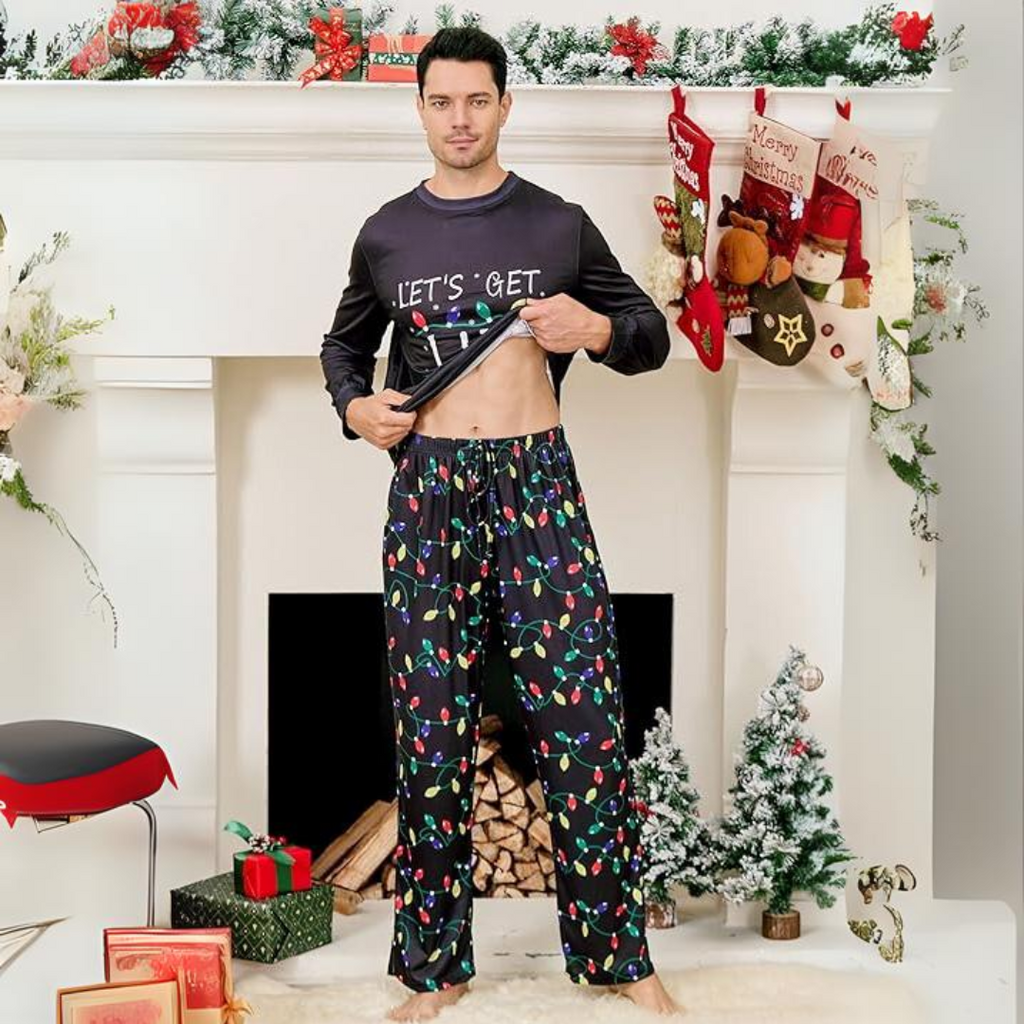 Kerstpyjama voor heren