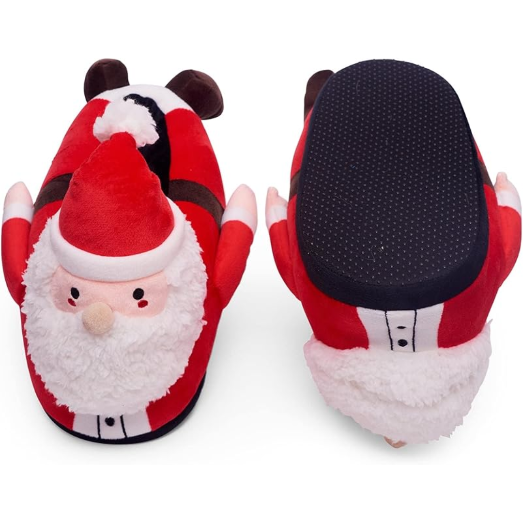 Warme kerstman sloffen — afbeelding 2