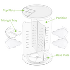 Draaibare make-uporganizer, 360°