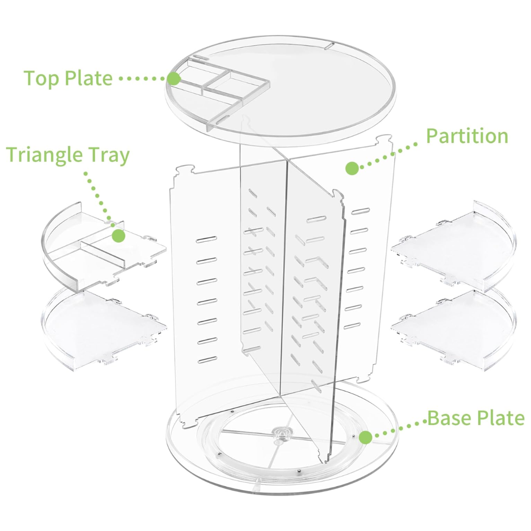 Draaibare make-uporganizer, 360°