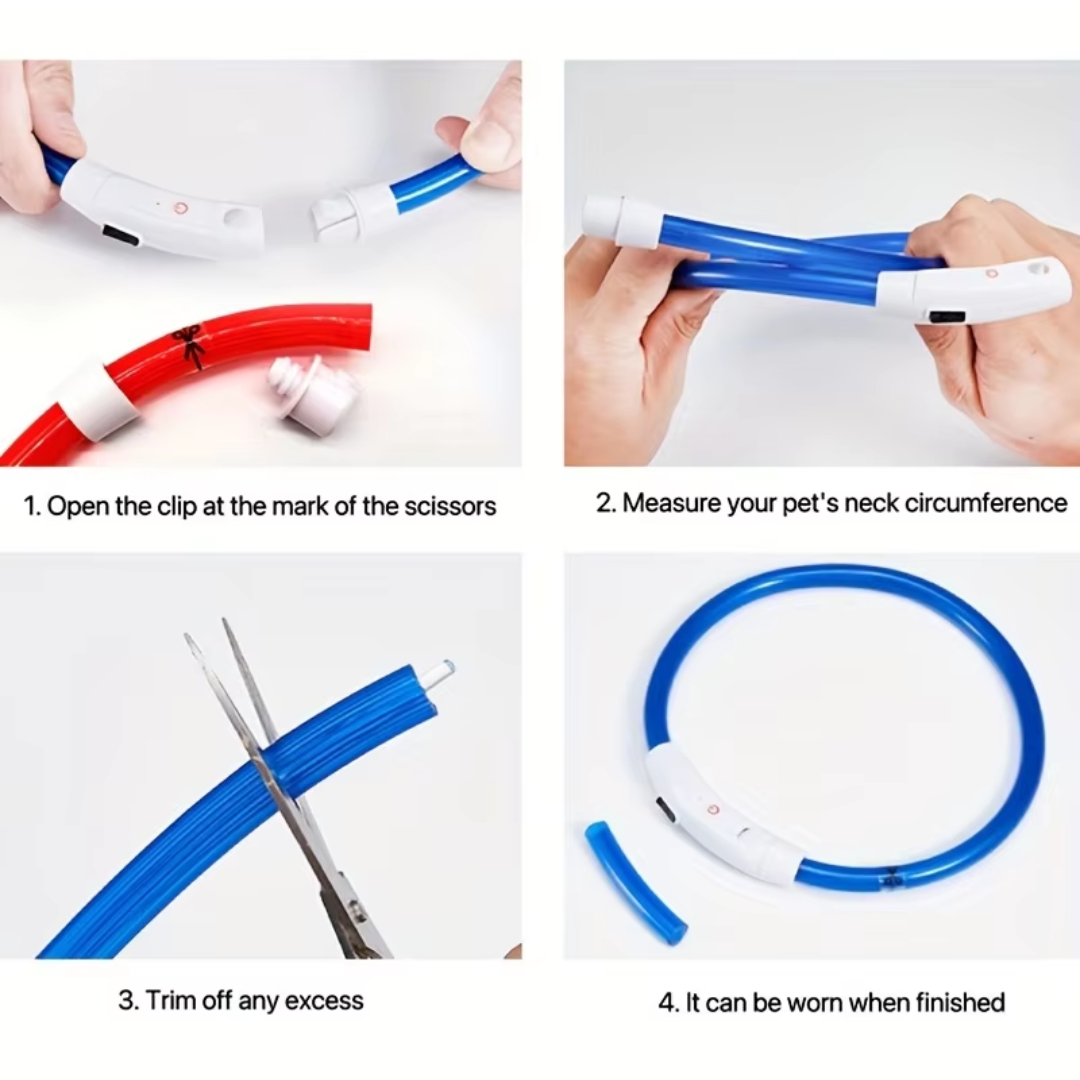 GlowSafe LED hondenhalsband