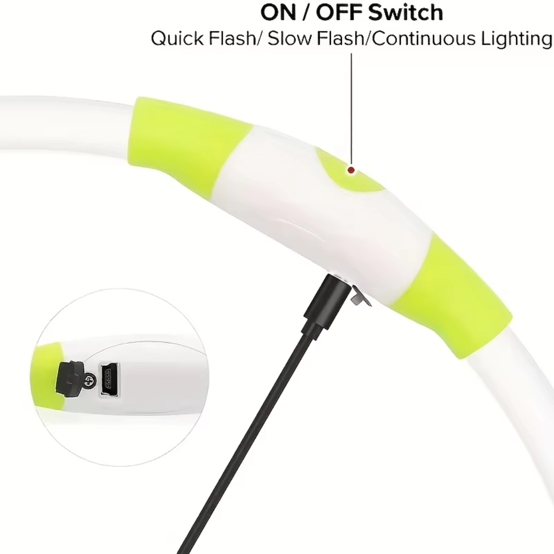 GlowSafe LED hondenhalsband