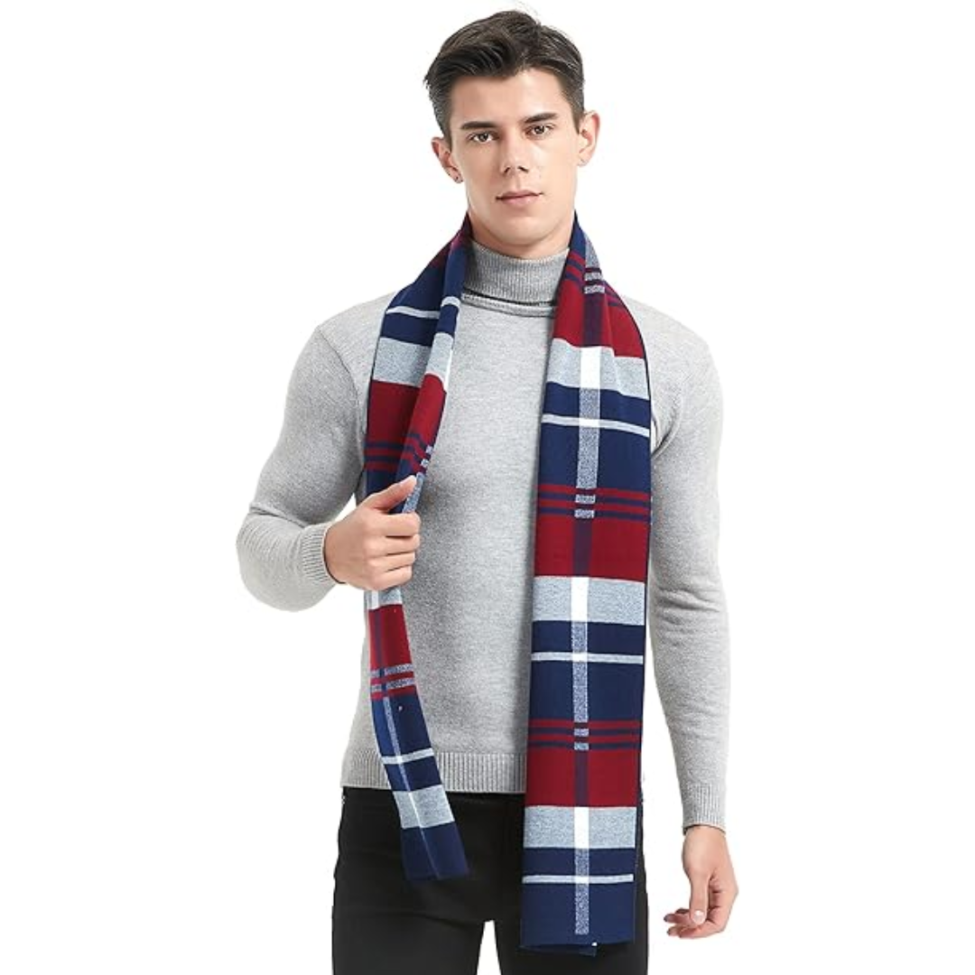 Kasjmier winter sjaal voor mannen