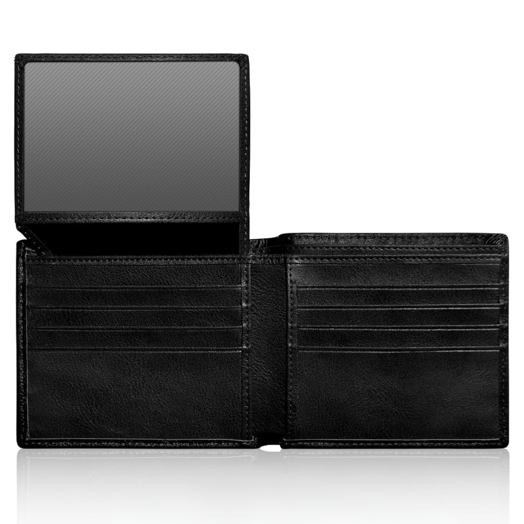 Heren bifold portemonnee van top grain leer