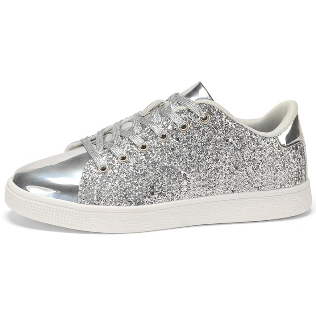 Sprankelende lace-up mode dames sneakers