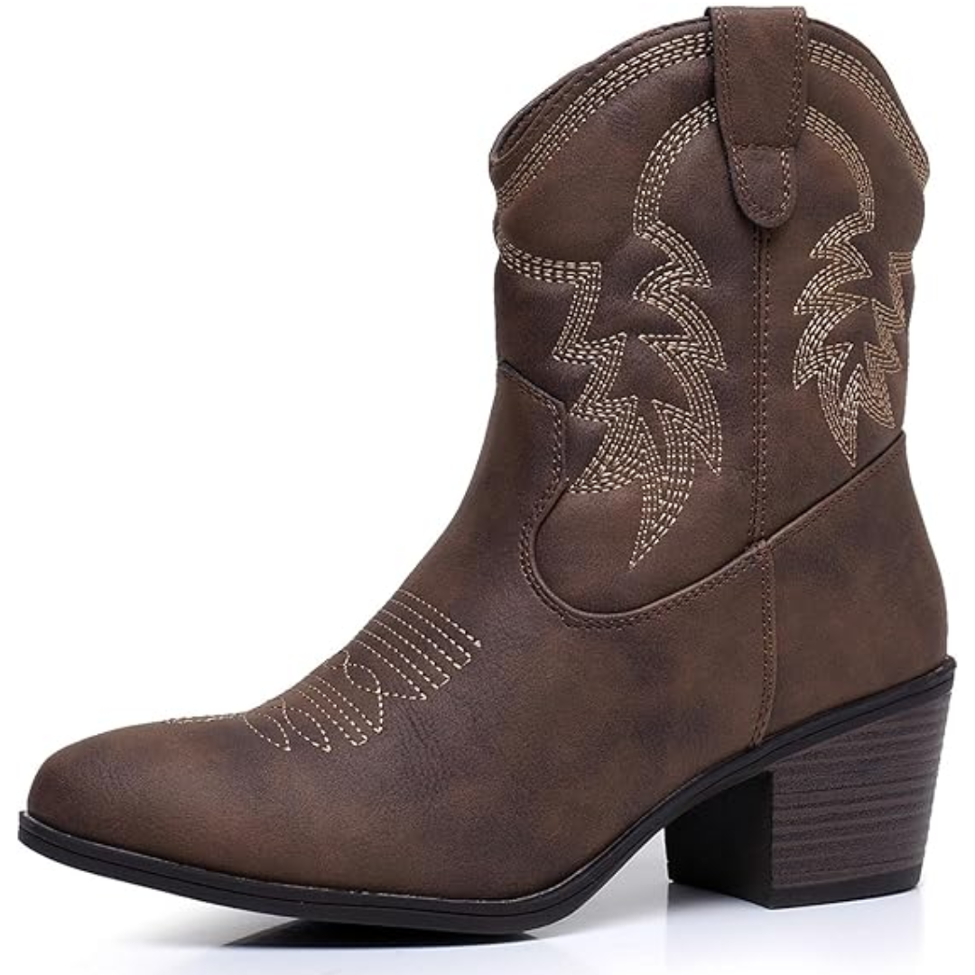 Half hoge cowgirl laarzen