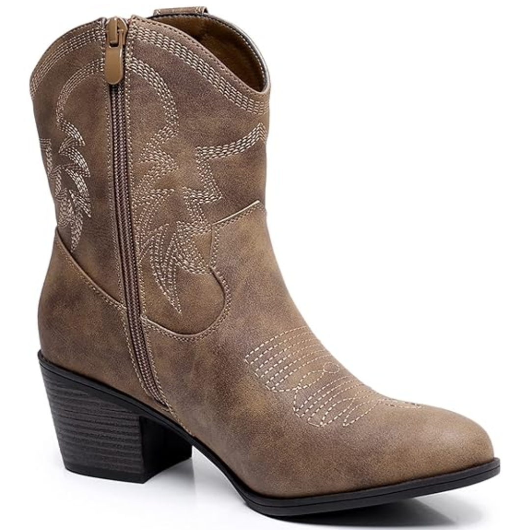 Half hoge cowgirl laarzen