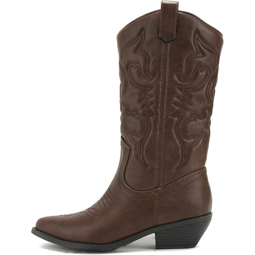 Western puntige cowboylaarzen