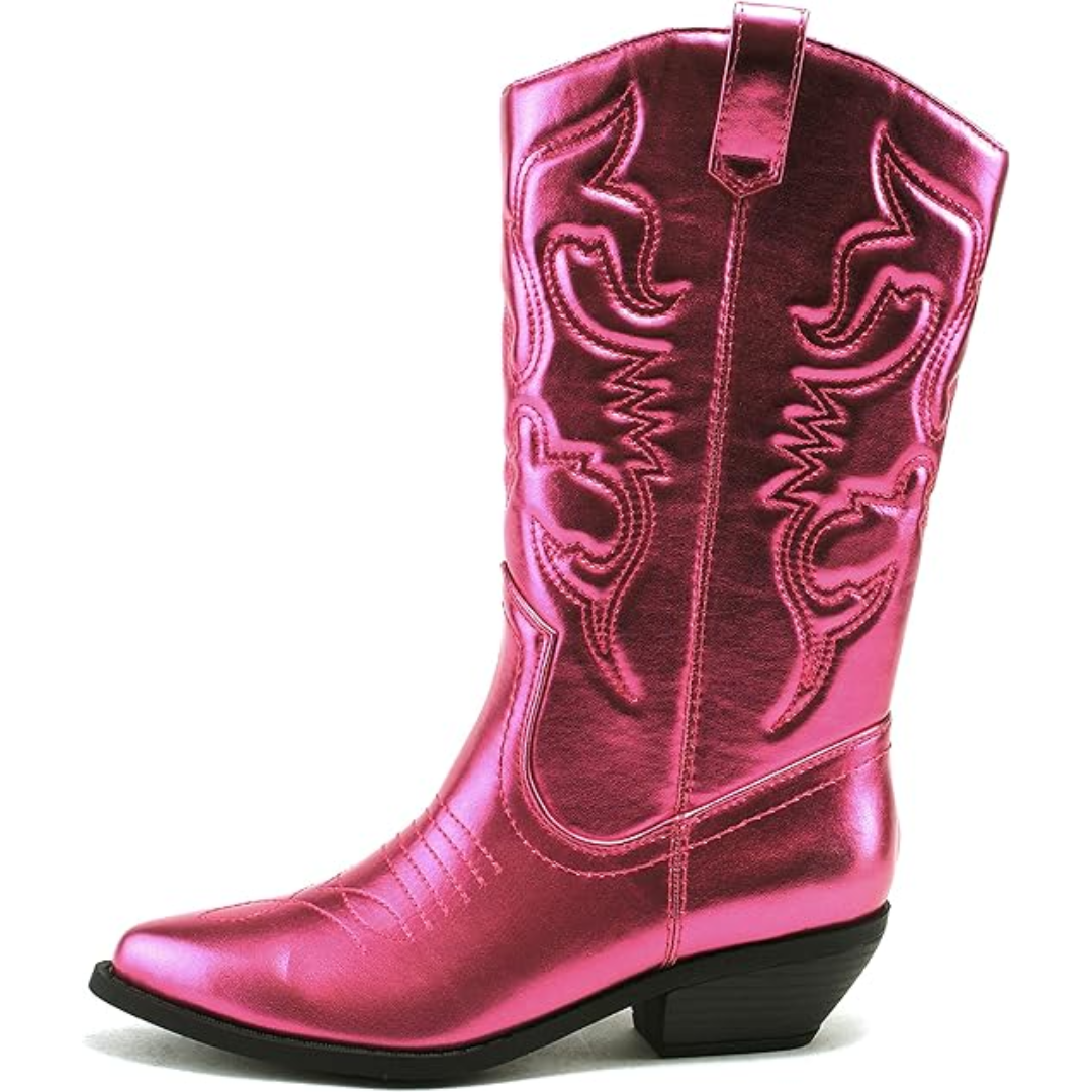 Western puntige cowboylaarzen