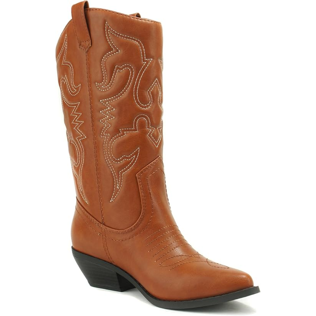 Western puntige cowboylaarzen