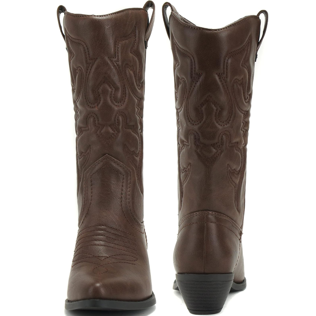 Western puntige cowboylaarzen