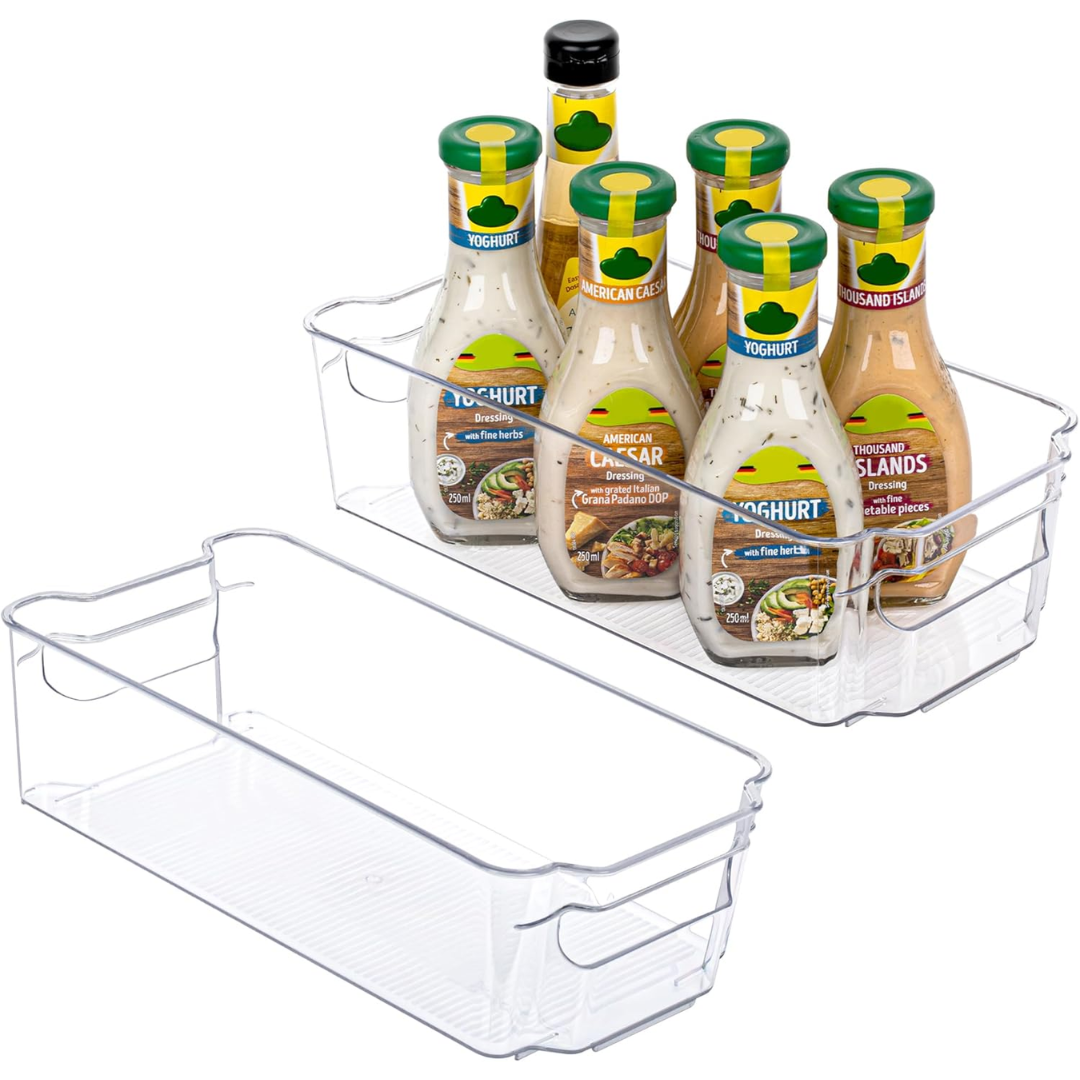 Transparante opbergboxen voor de koelkast (4 stuks)