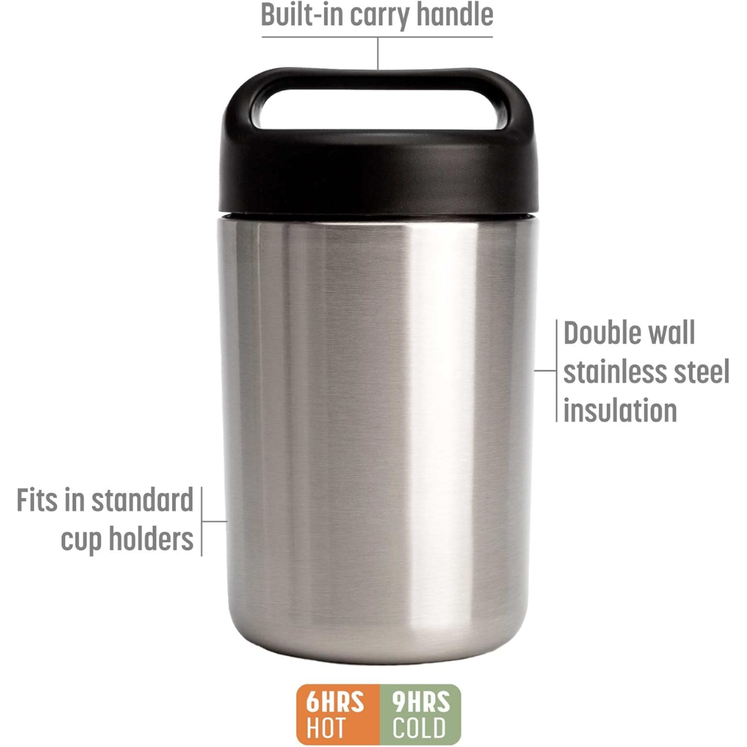 RVS warmhoud voedselcontainer met handvat