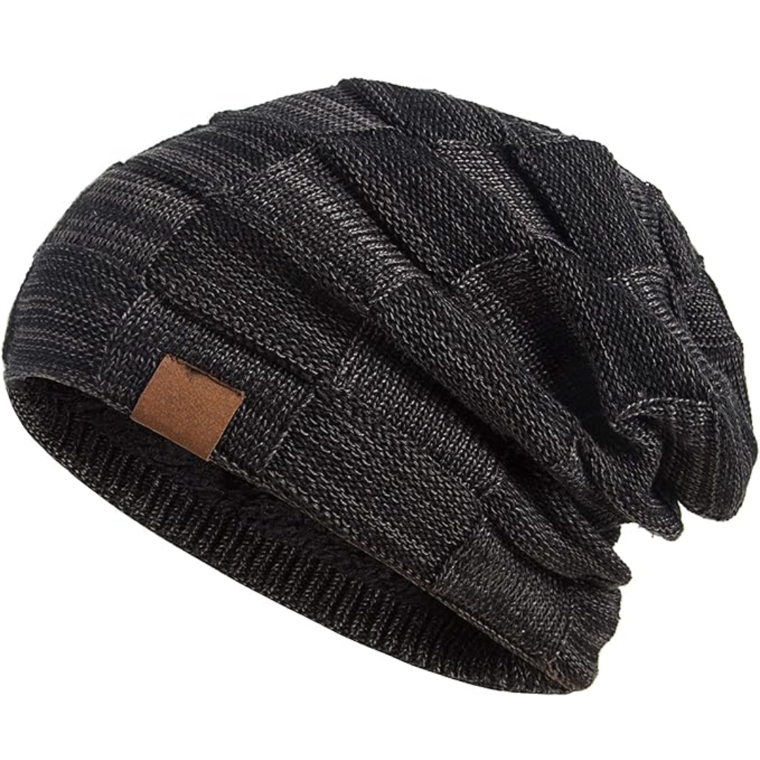 Warme gebreide beanie
