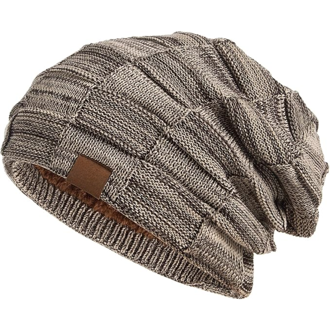 Warme gebreide beanie