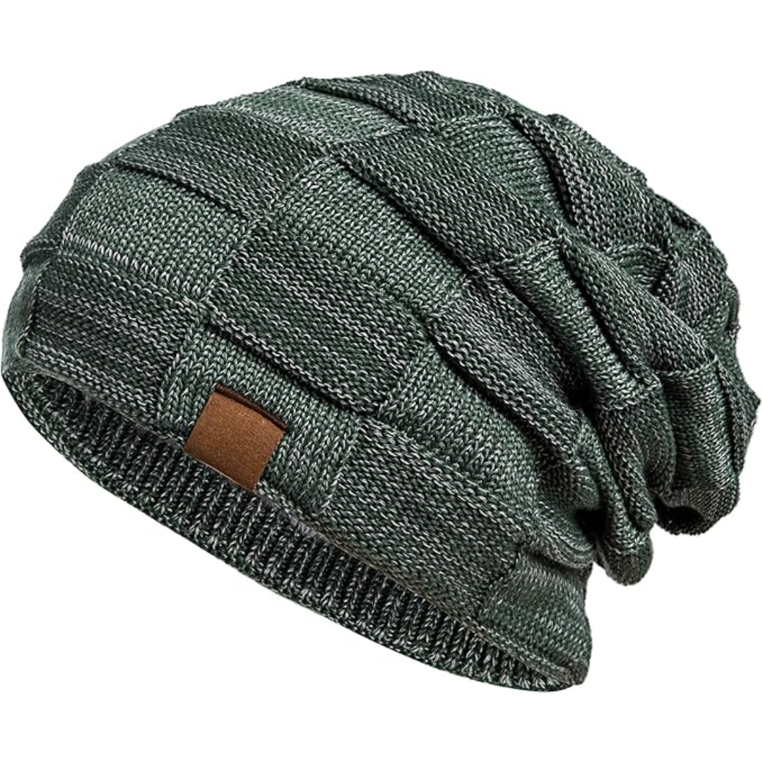 Warme gebreide beanie