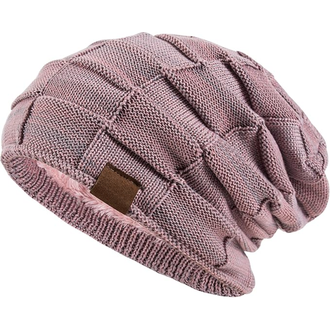 Warme gebreide beanie