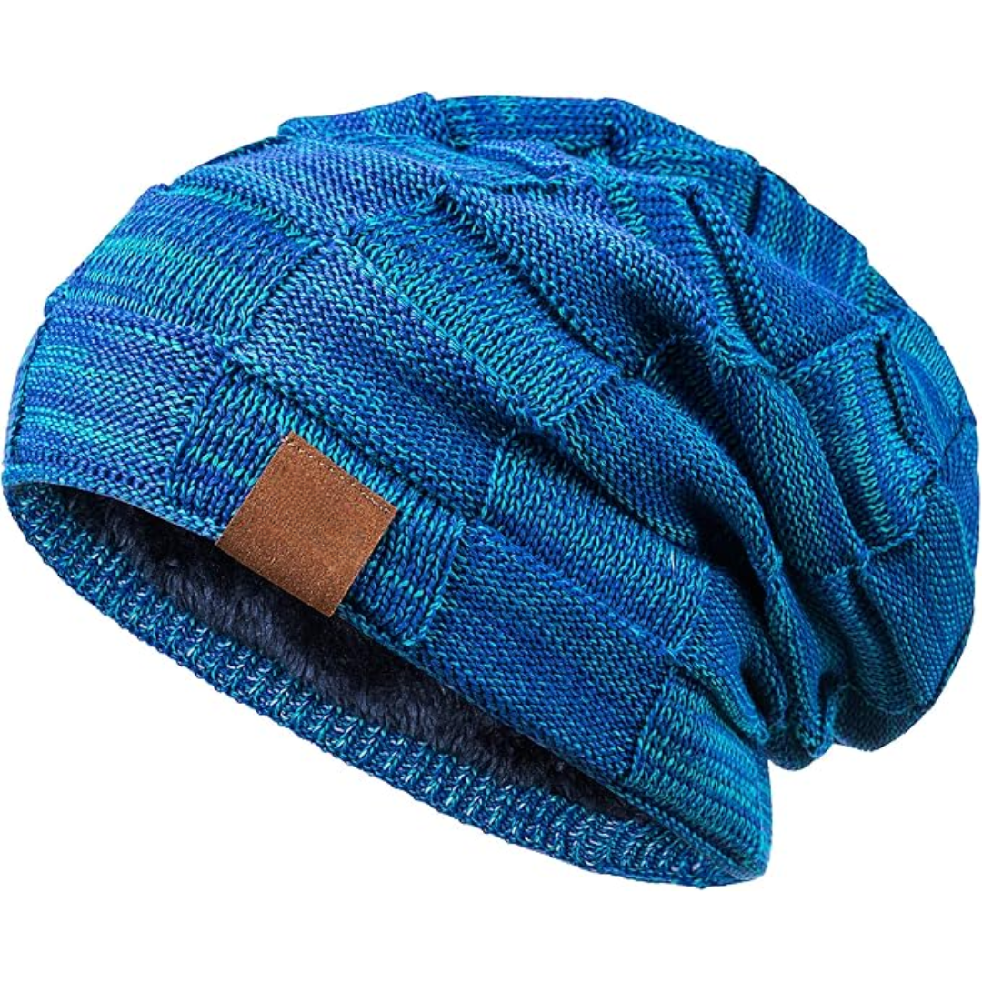 Warme gebreide beanie