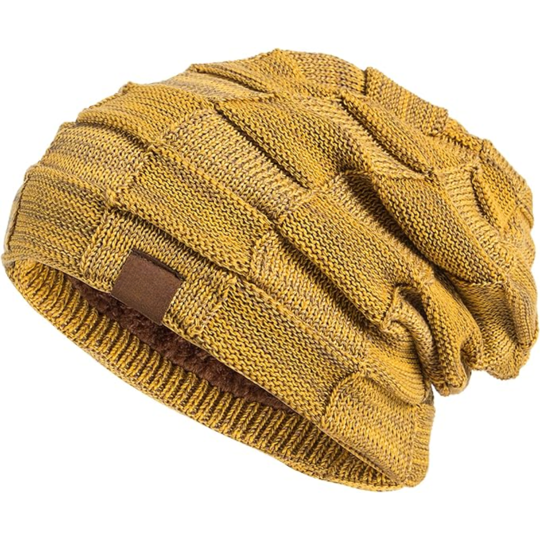 Warme gebreide beanie