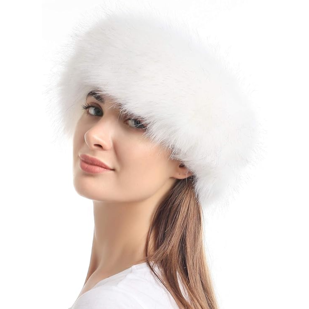Winter haarband van imitatiebont
