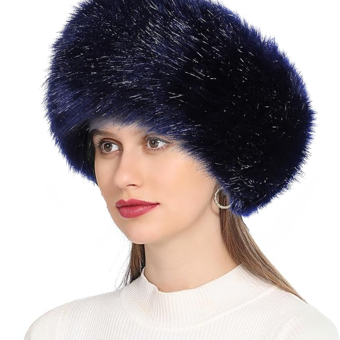 Winter haarband van imitatiebont