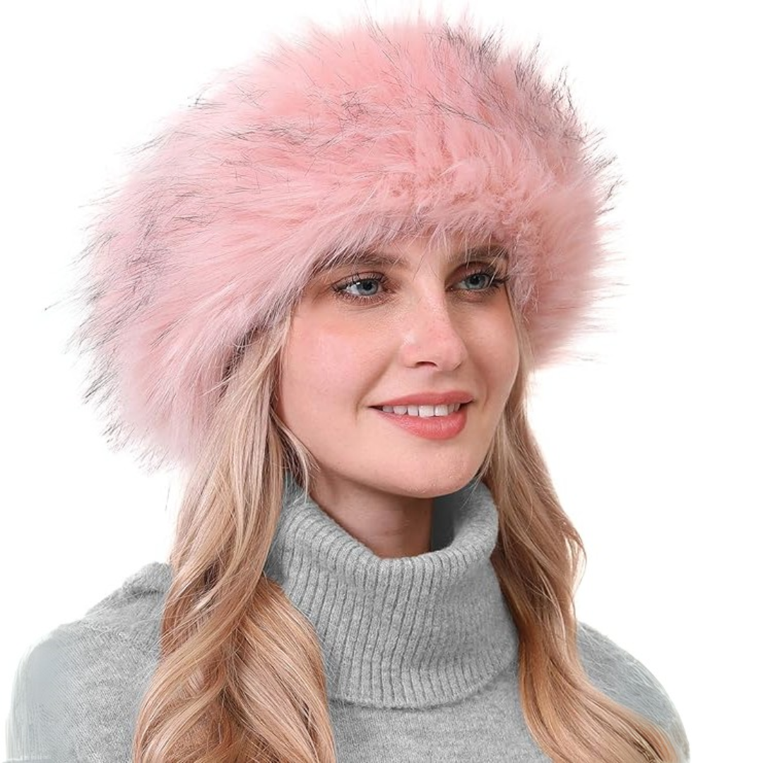 Winter haarband van imitatiebont