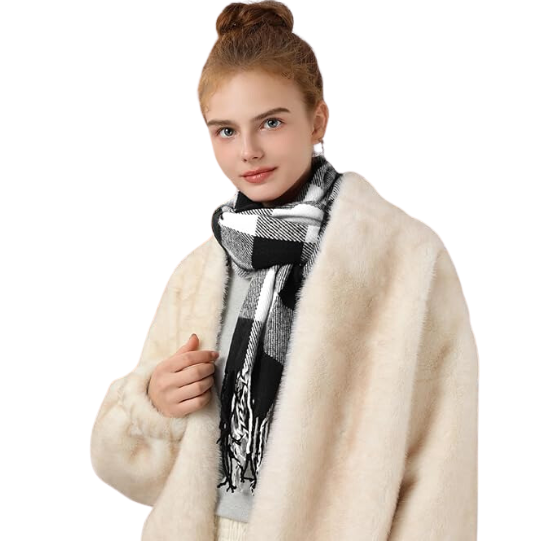 Zachte kasjmier winter sjaal