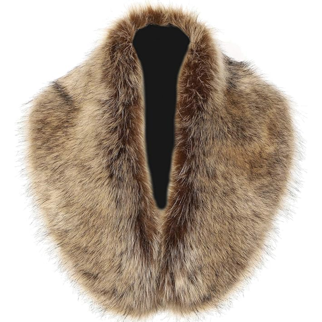 Imitatiebont nekwarmer sjaal