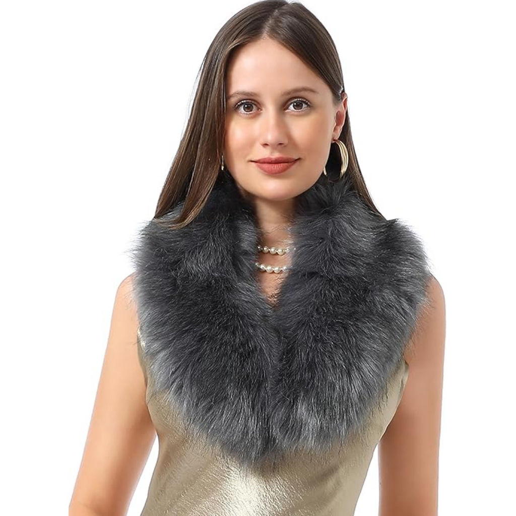 Imitatiebont nekwarmer sjaal