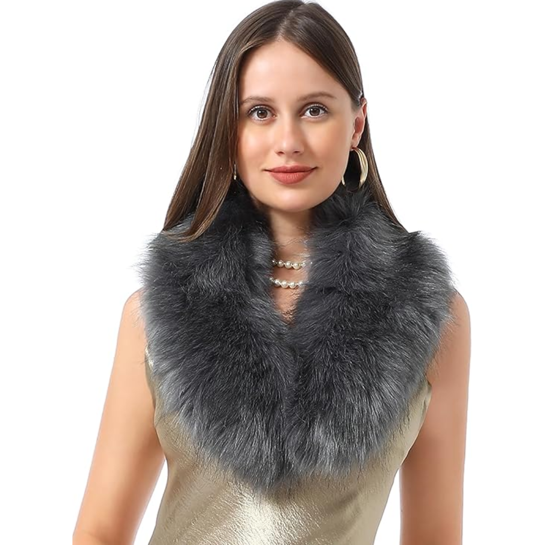 Imitatiebont nekwarmer sjaal