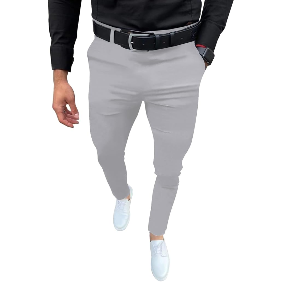 Heren slim fit stretch pantalon