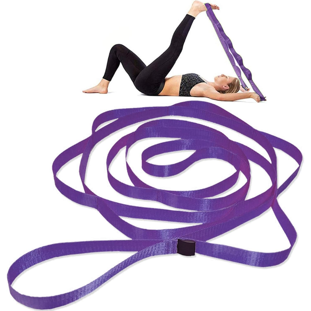 Yogaband met 12 lussen