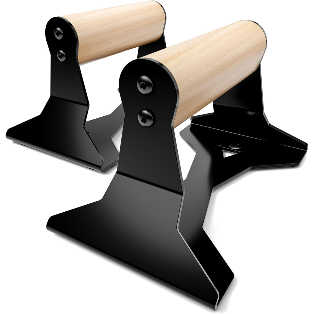 Zware houten push-up handvatten