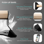Zware houten push-up handvatten
