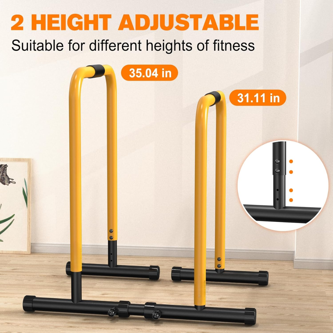 Dipstation en push-upstand voor thuisfitness