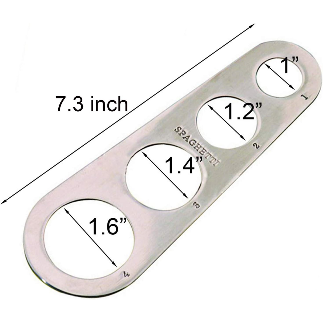 RVS spaghetti maatlepel