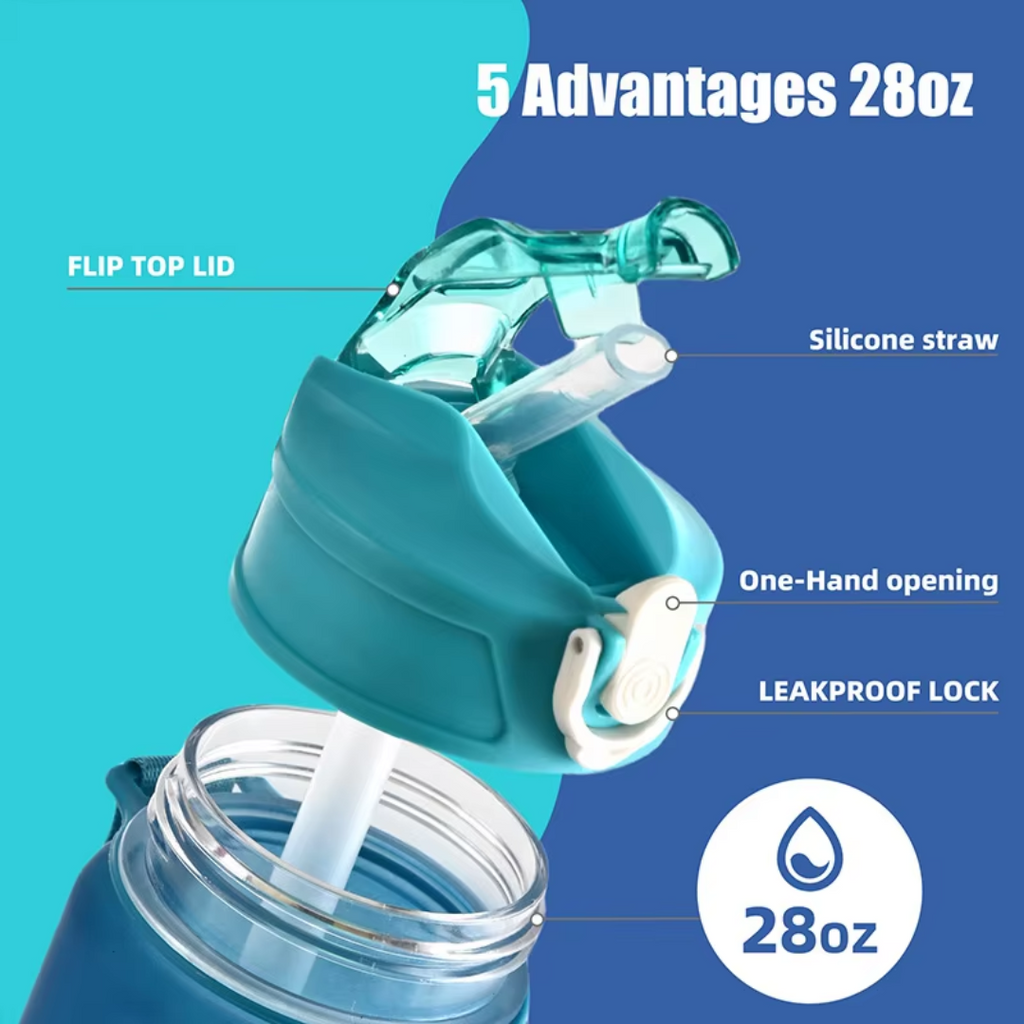 Sportwaterfles van 1 l