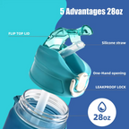Sportwaterfles van 1 l