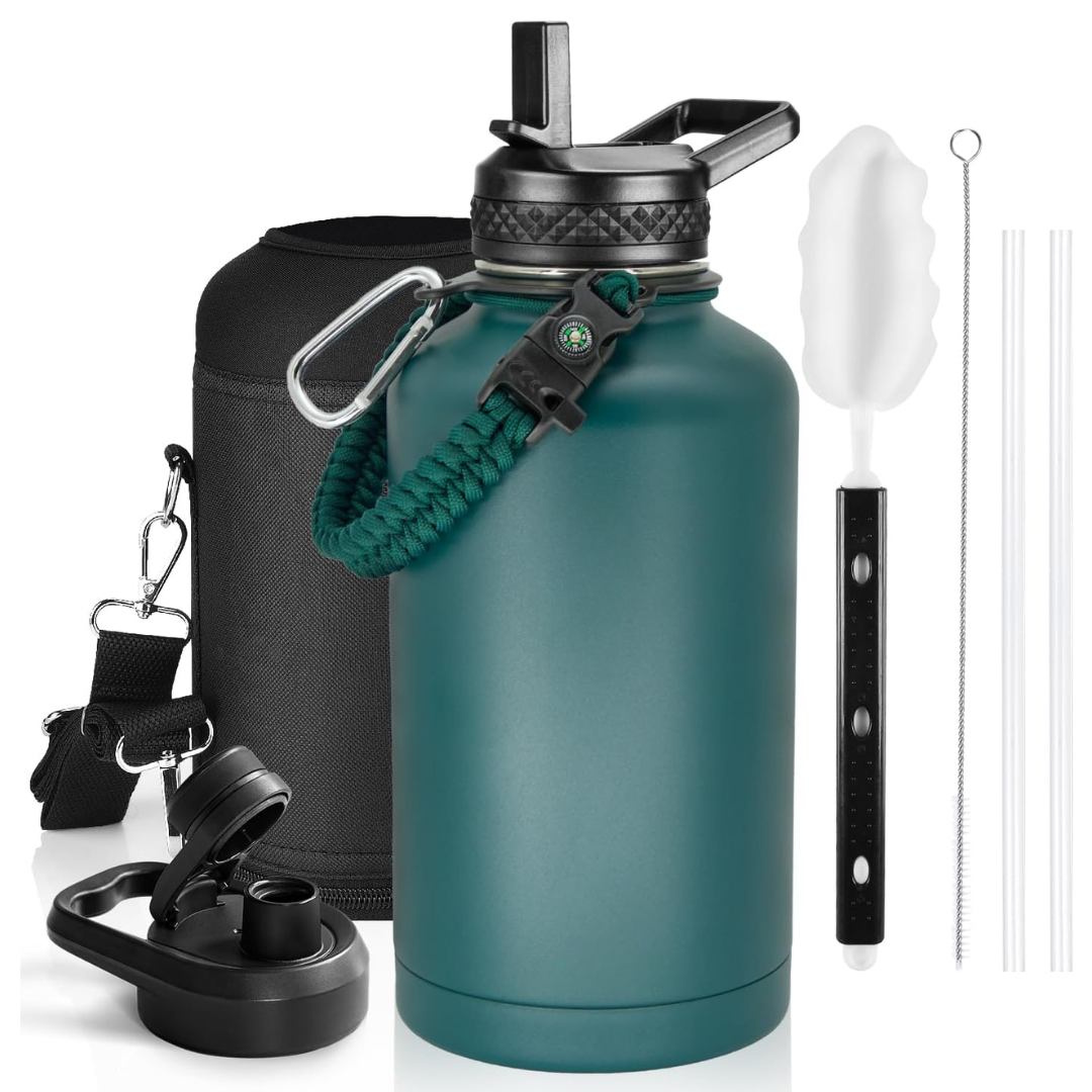 Geïsoleerde waterfles met paracordhandvat — afbeelding 13